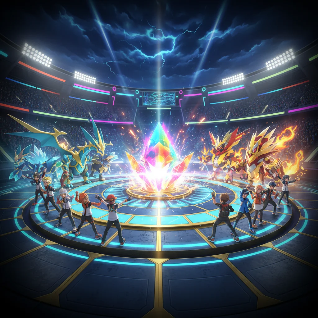 Interface de combat moderne montrant les nouveaux effets visuels du système Téracristal