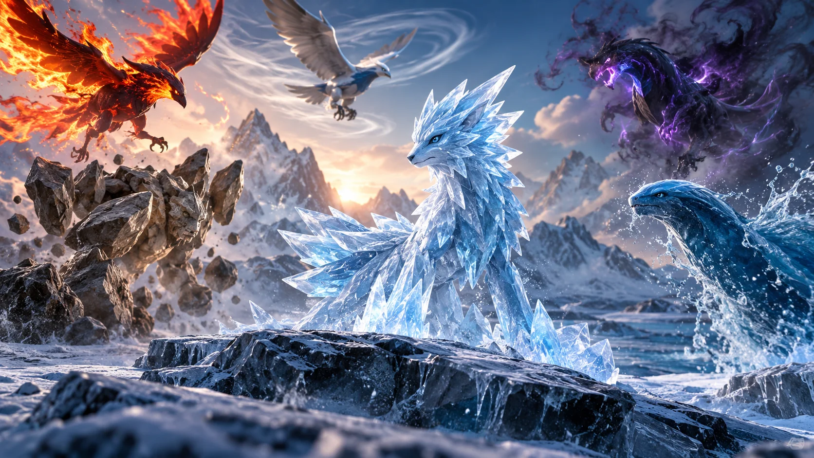 Pokémon Glace : 4 faiblesses, 1 résistance, 4 cibles